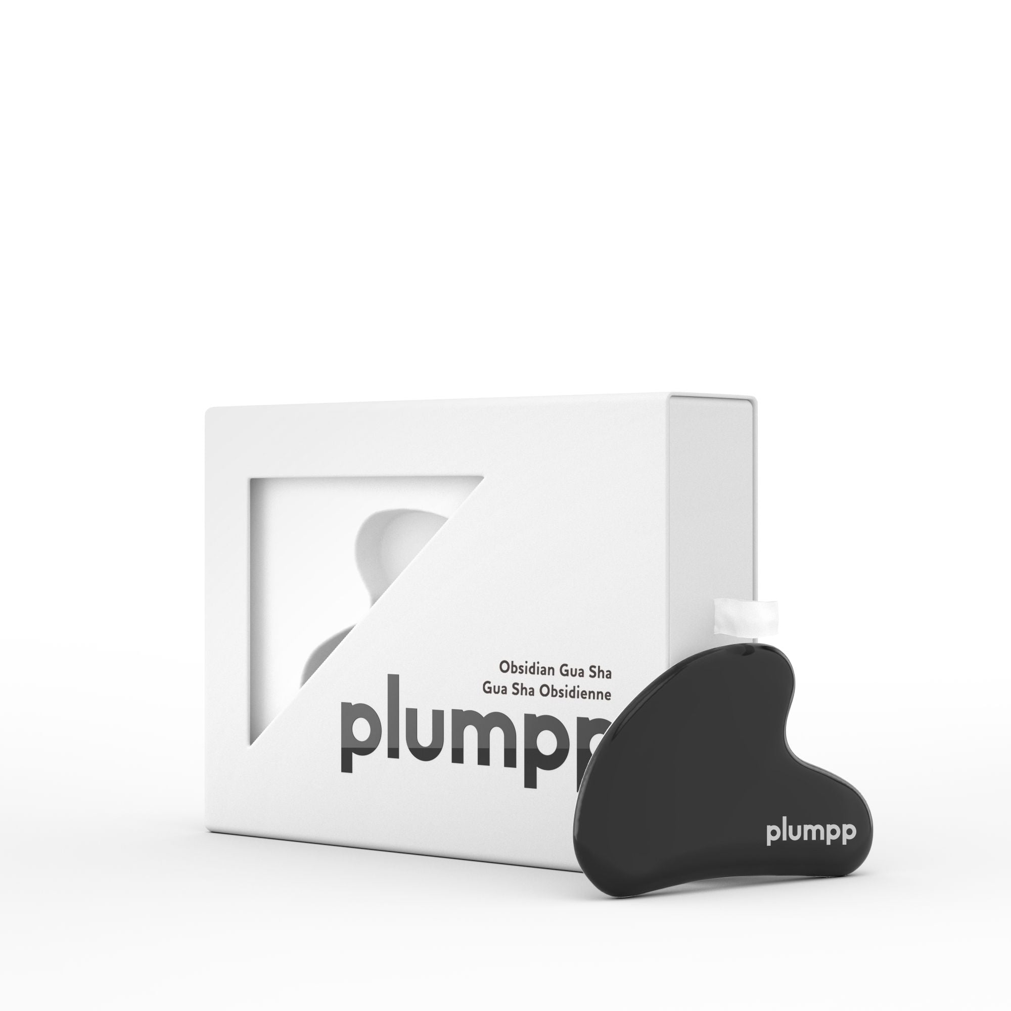Plumpp - Gua Sha - Obsidian, Each