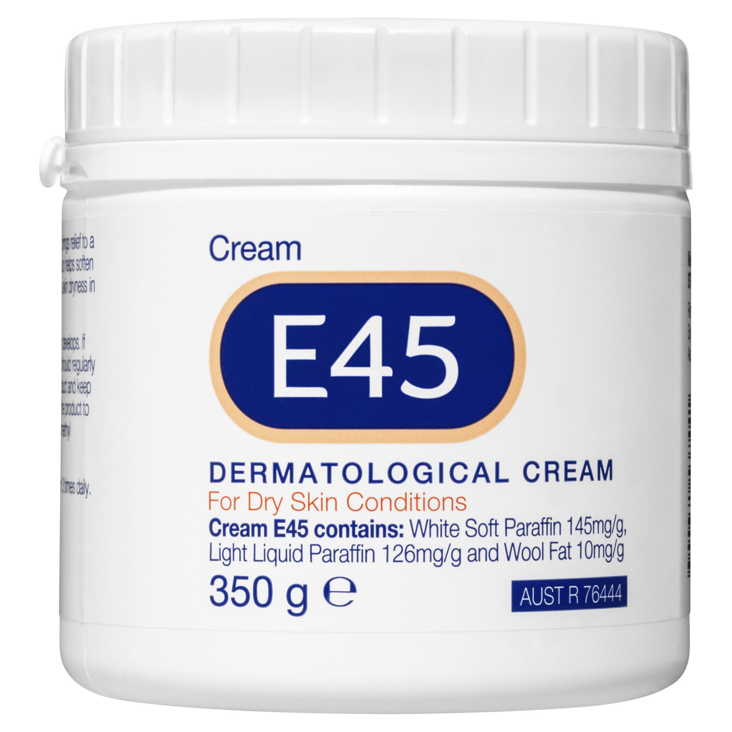 E45 Moisturising Cream for Dry Skin & Eczema 350g