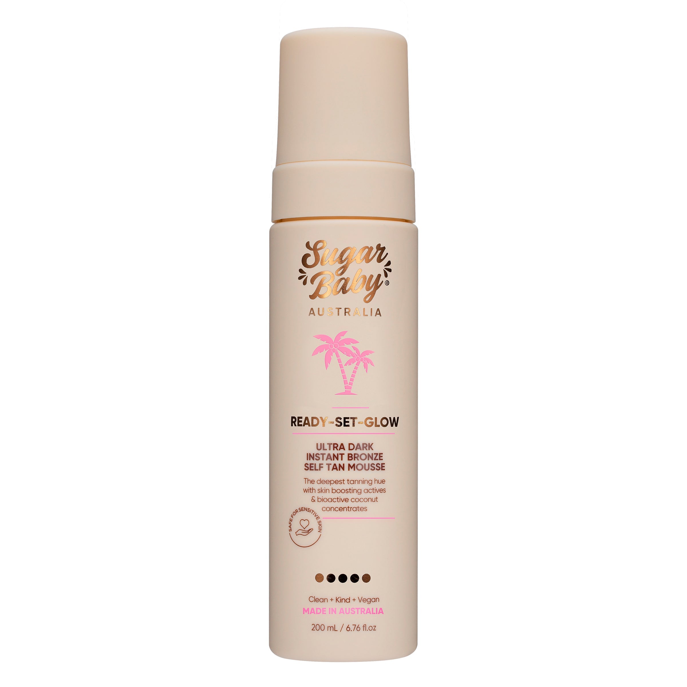 SugarBaby READY-SET-GLOW Ultra Dark Instant Bronze Self Tan Mousse