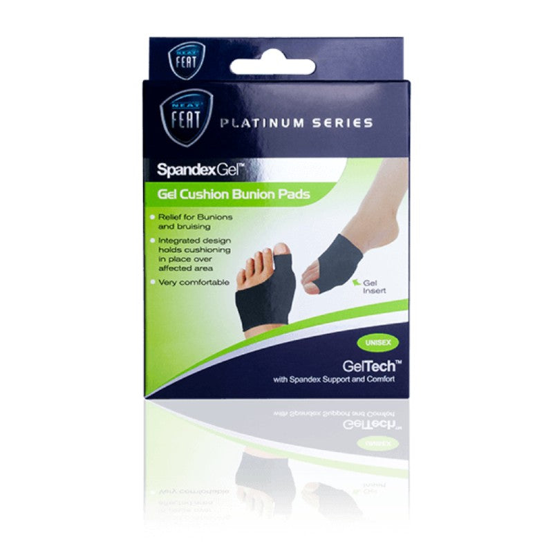Neat Feat Spandex Gel Cushion Bunion Pads Medium