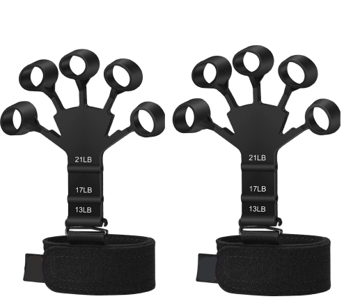 "Finger Strength Trainer: Silicone Grip Stretcher"