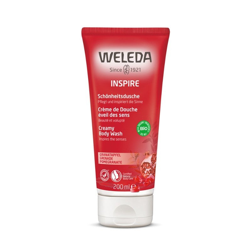Weleda Inspire Creamy Body Wash - Pomegranate 200ml