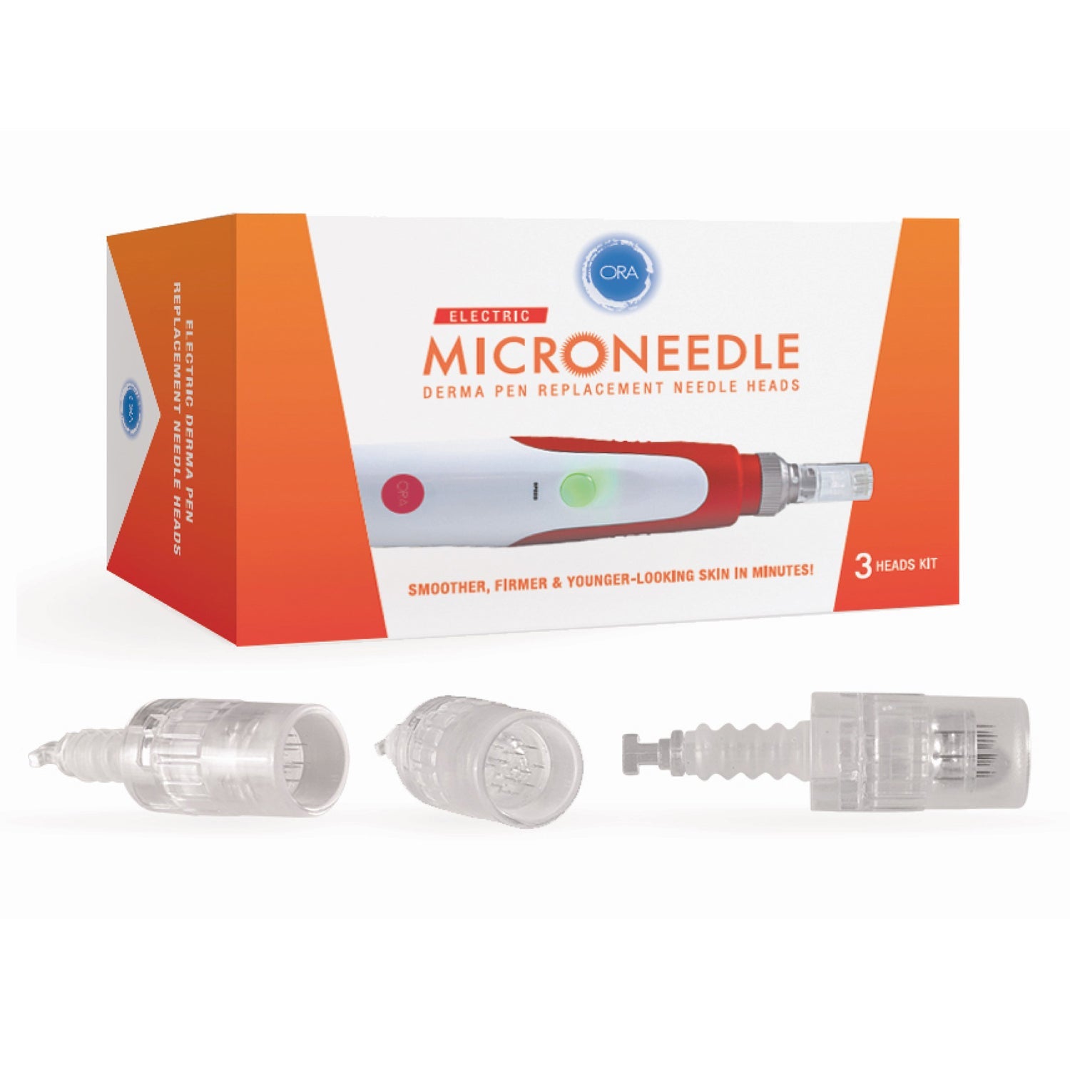 ORA Electric Microneedle Roller Derma Pen Replacement Heads