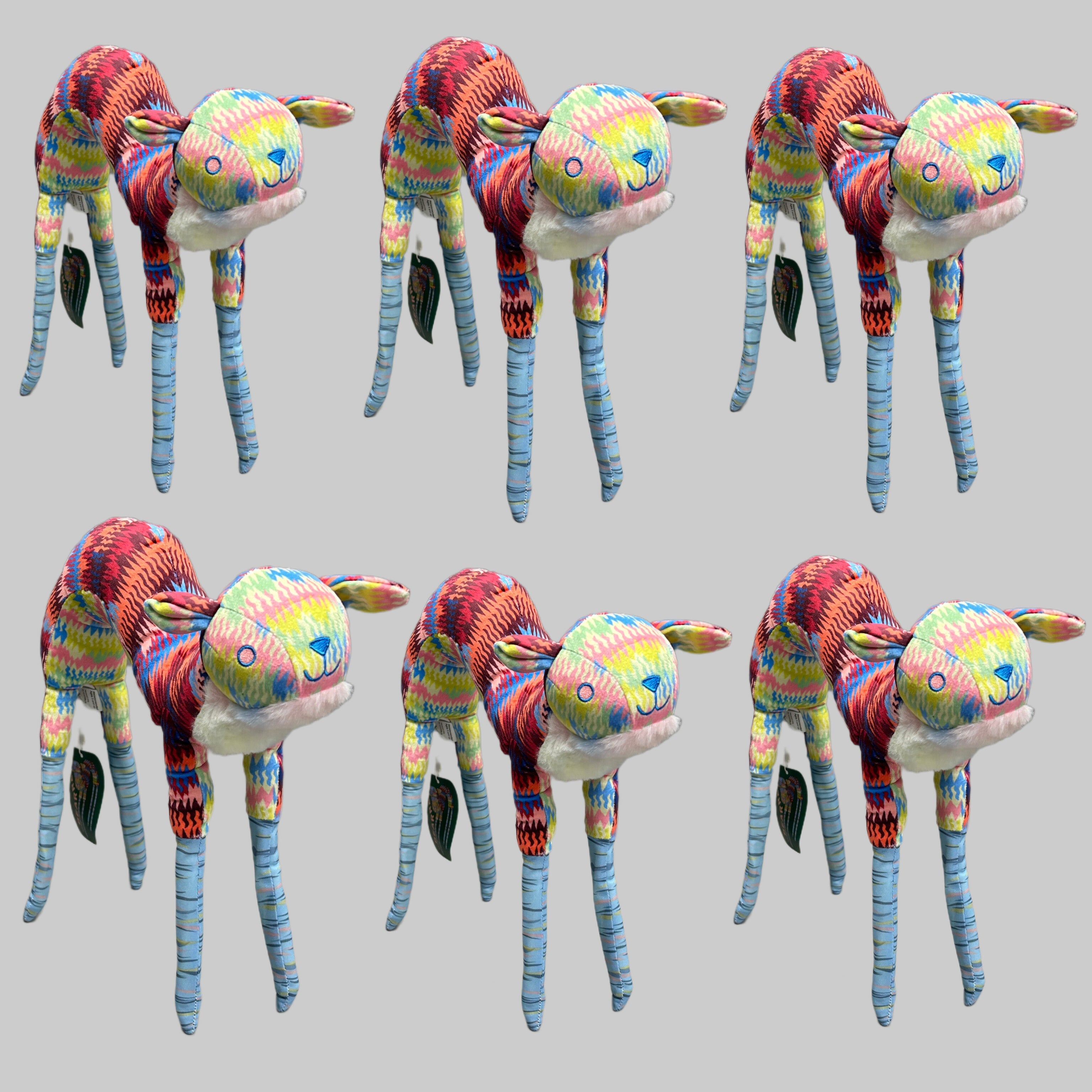 MEOW WOLF Bearret Stuffed Plushie Pack of 6 (New)