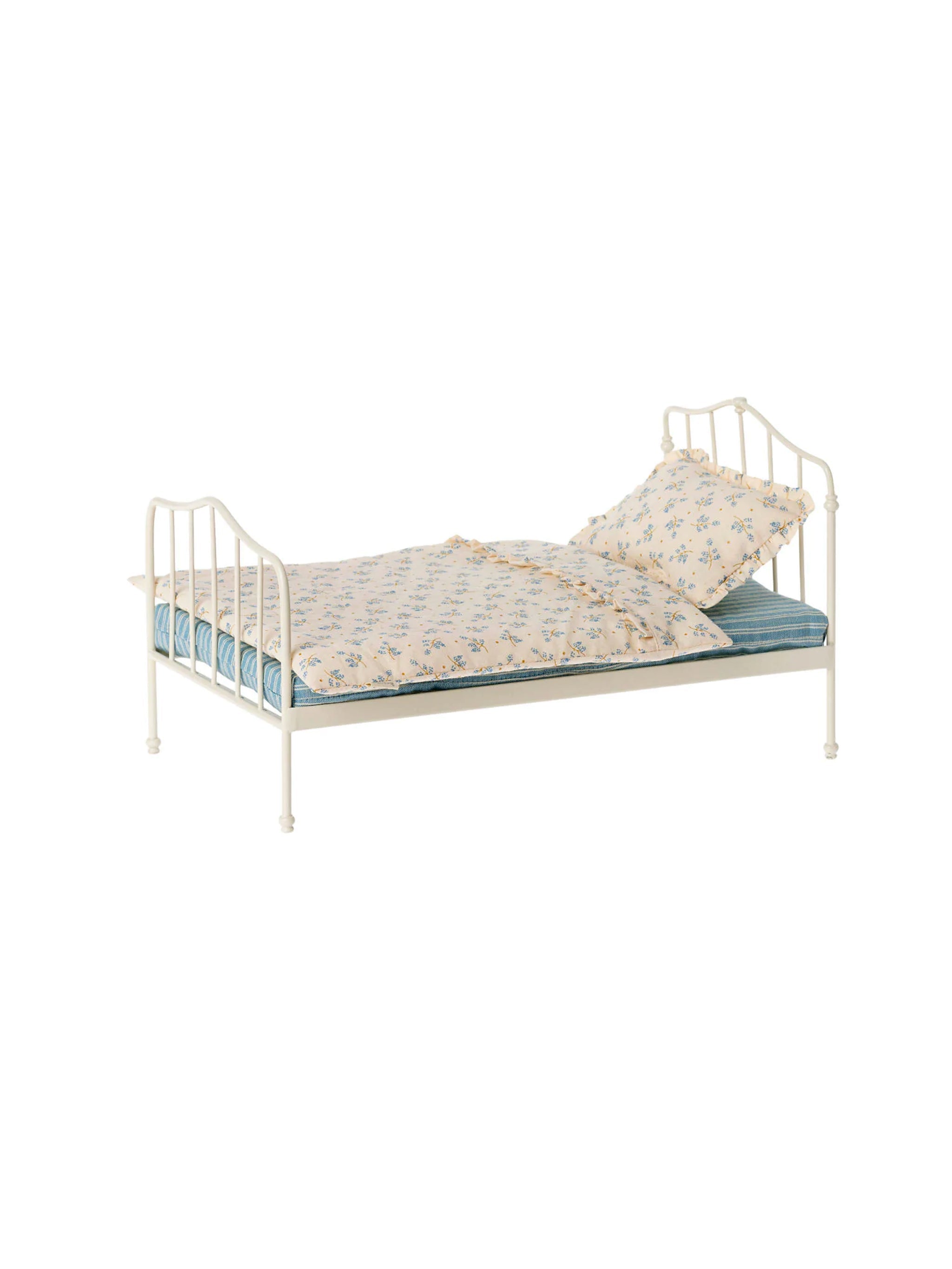 Maileg Miniature Bed Mini Blue