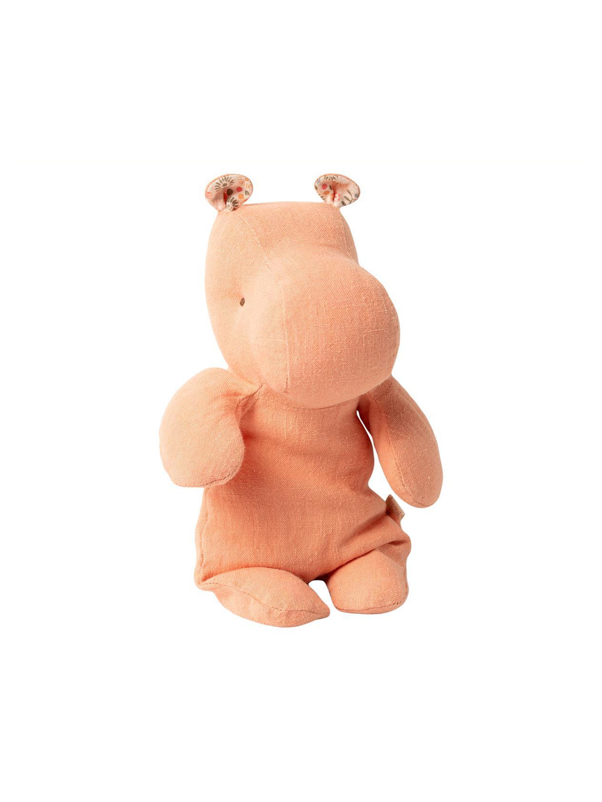 Maileg Safari Friends Small Hippo Apricot Weston Table