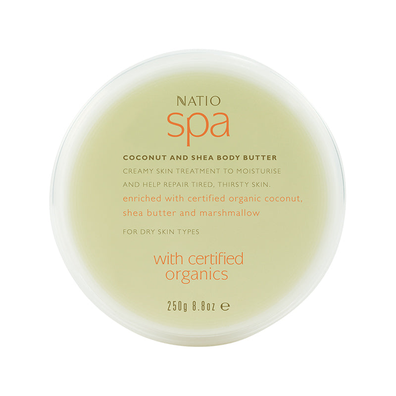 Natio Spa Coconut & Shea Body Butter 250g
