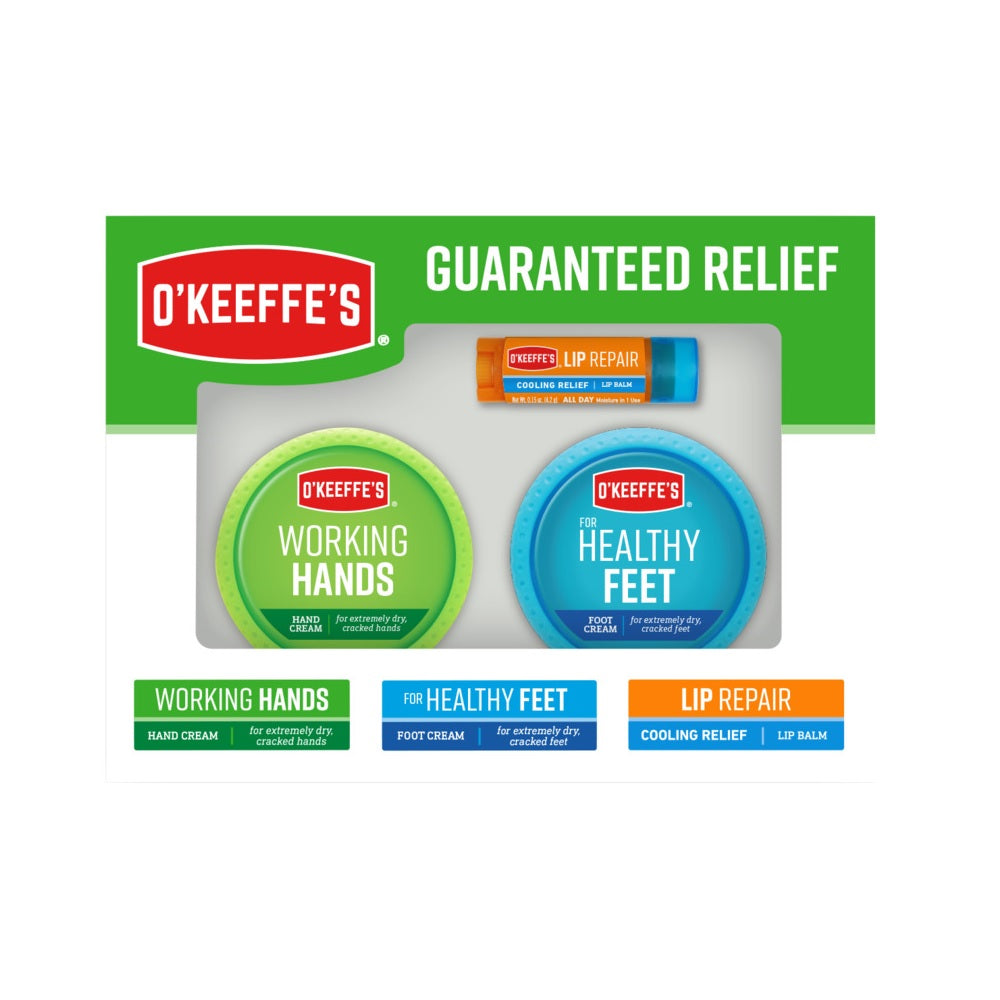 O'Keeffe's 100770 Hand, Feet and Lip Skin Care