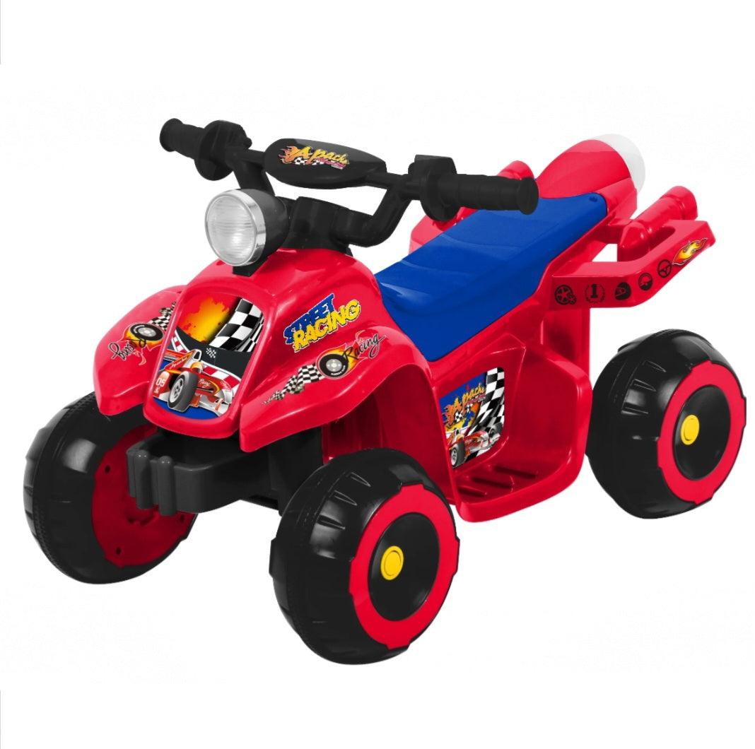 Apache 6V Quad Electric Ride On - Red or Pink