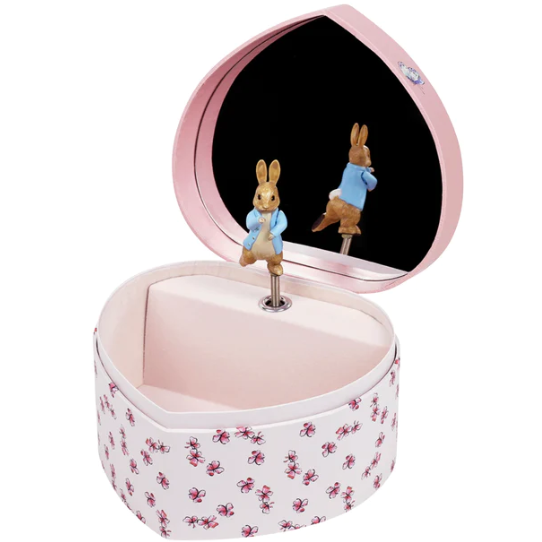 Peter Rabbit Heart Music Box- Easter