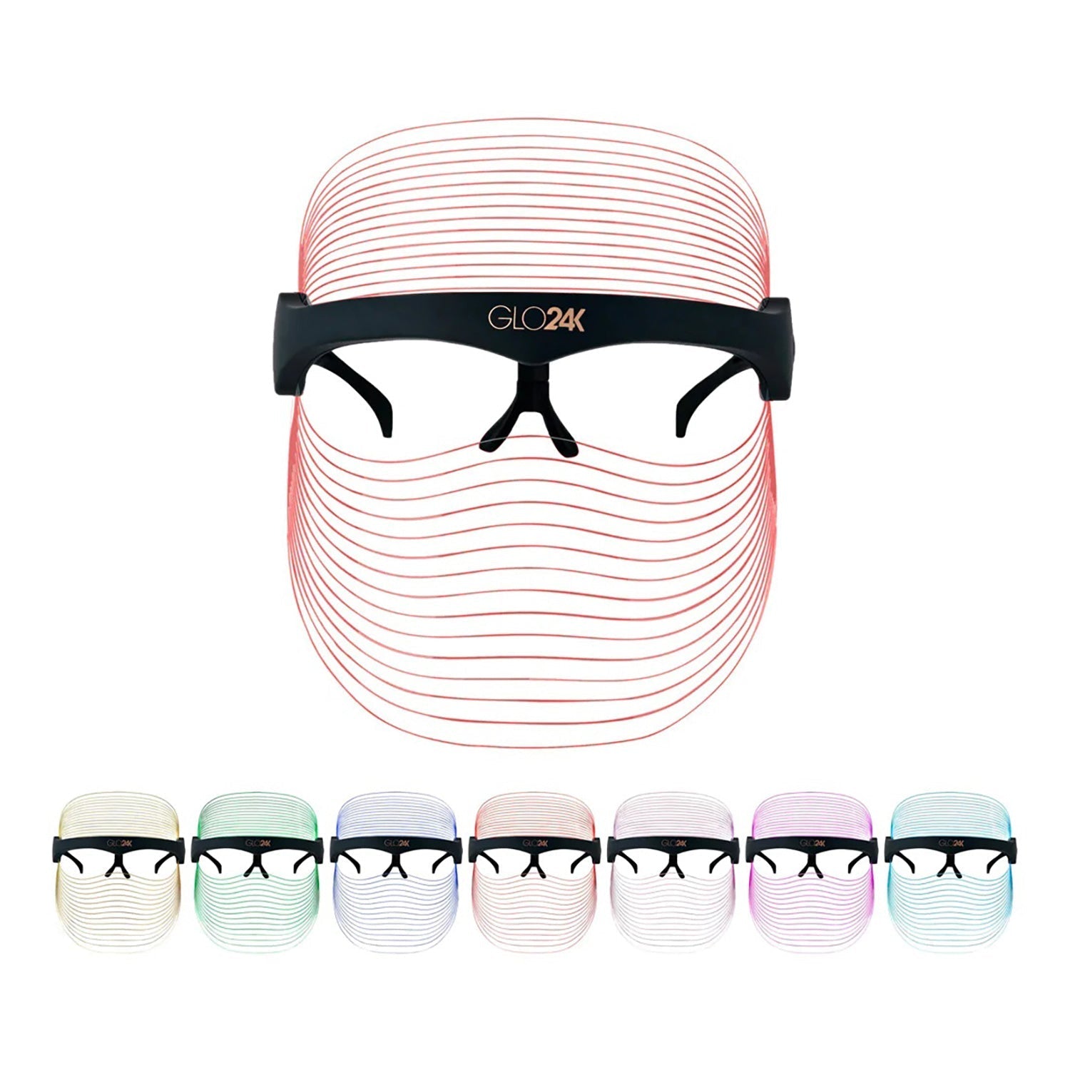GLO24K 7 Color LED Beauty Device - Face Mask