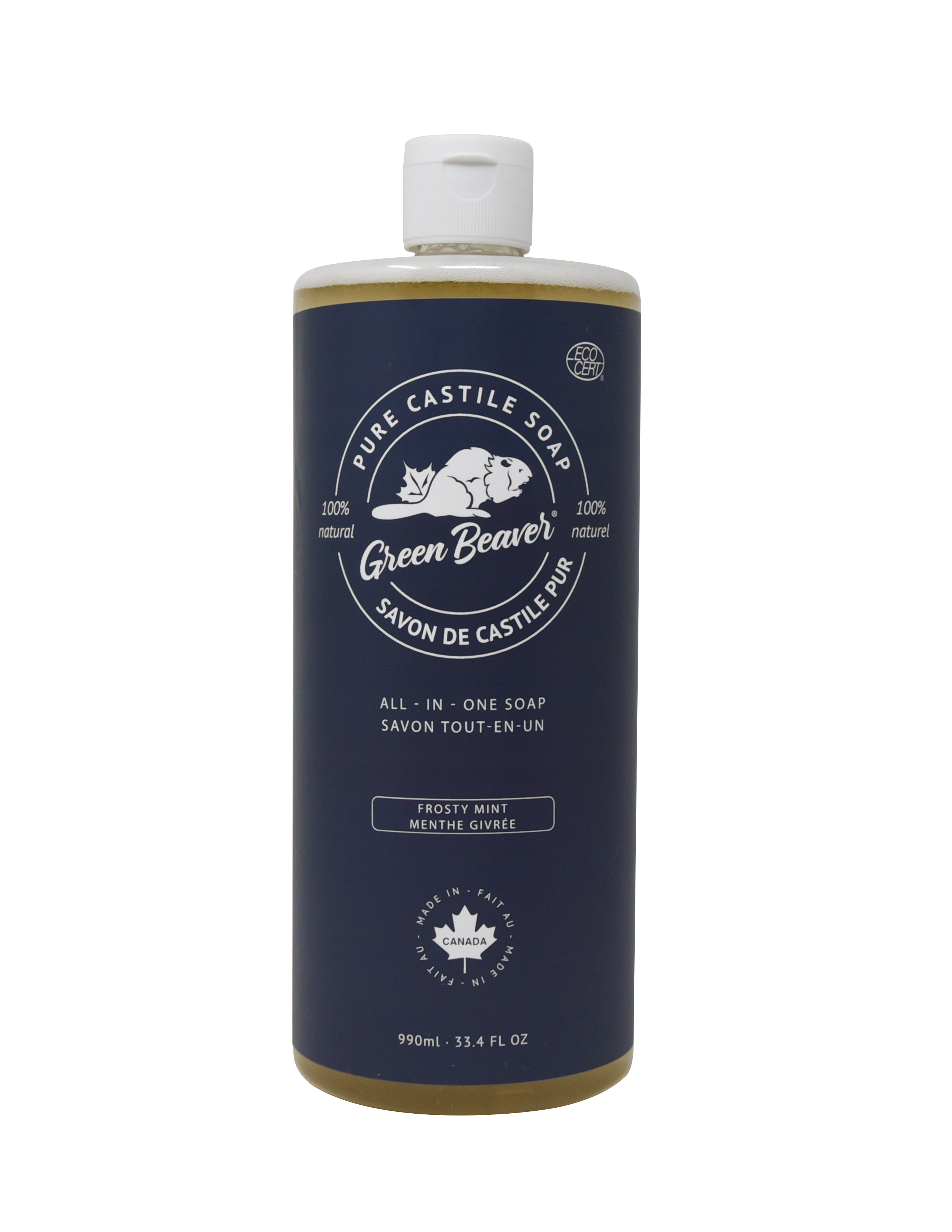 Green Beaver - Sunflower Liquid Soap - Mint, 1L