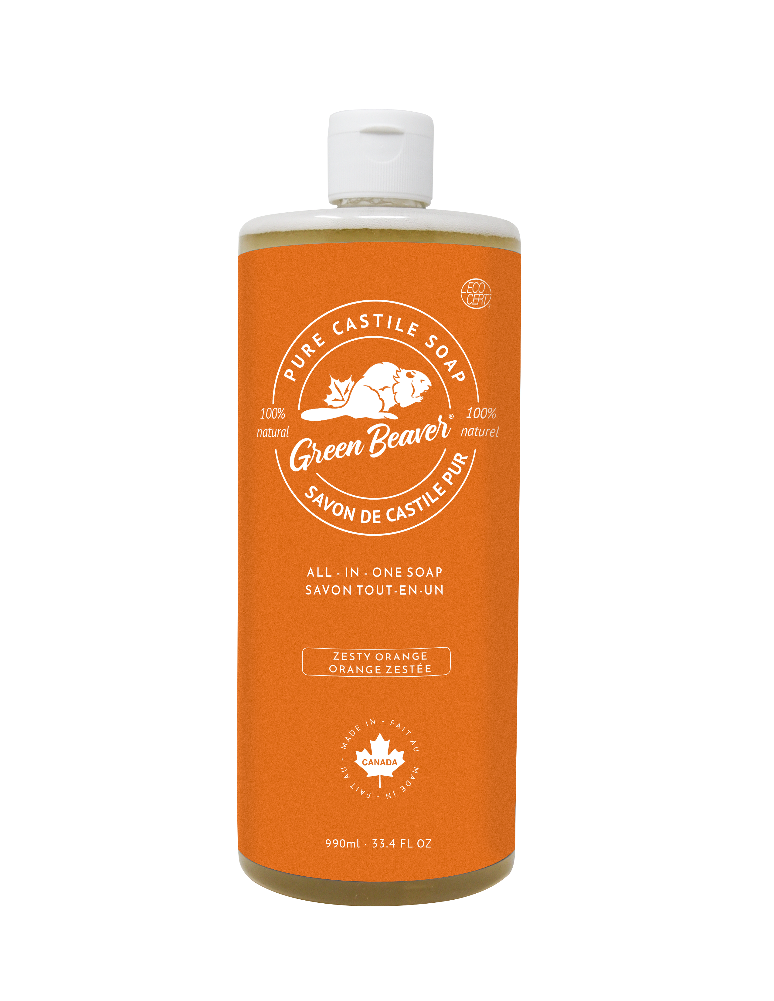 Green Beaver - Sunflower Liquid Soap - Orange, 1L