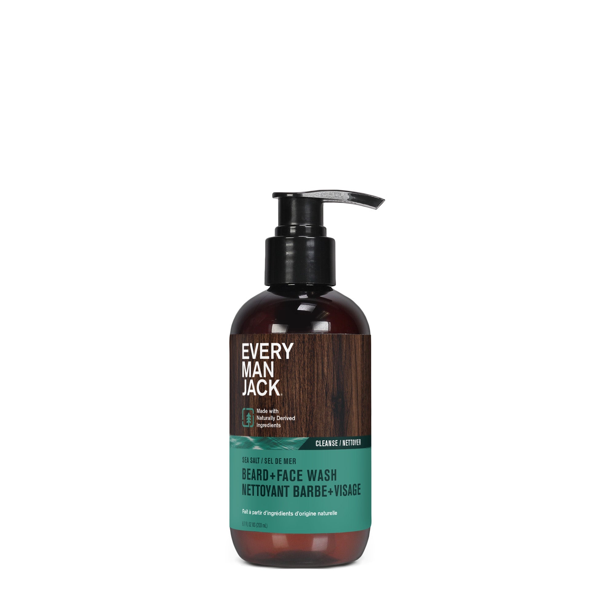 Every Man Jack - Beard + Face Wash - Sea Salt, 200 mL