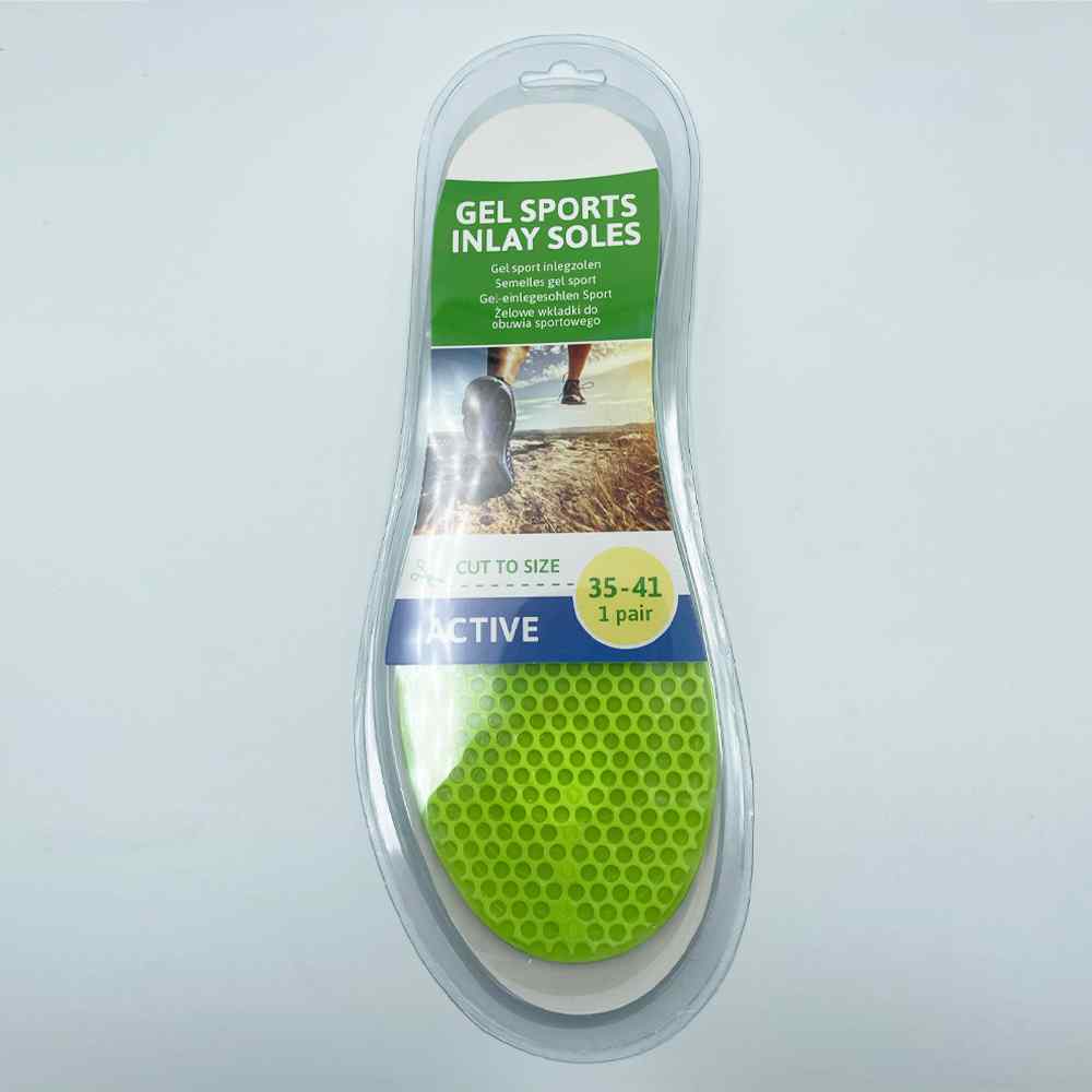 Innersole Gel Sport Active Size 35 to 41 UK 1 pair