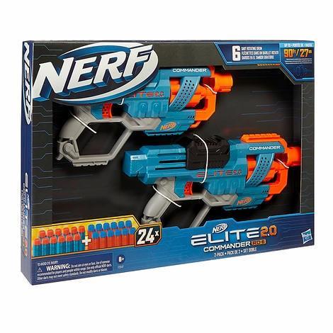 Nerf Elite 2.0 Commander RD-6 - Pack of 2