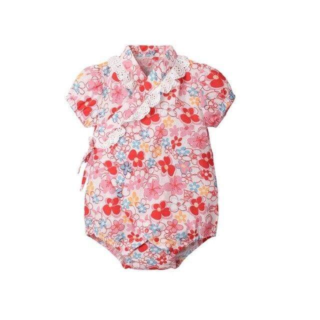 Girl's Clothing A / 6M Kimono Floral Outfit