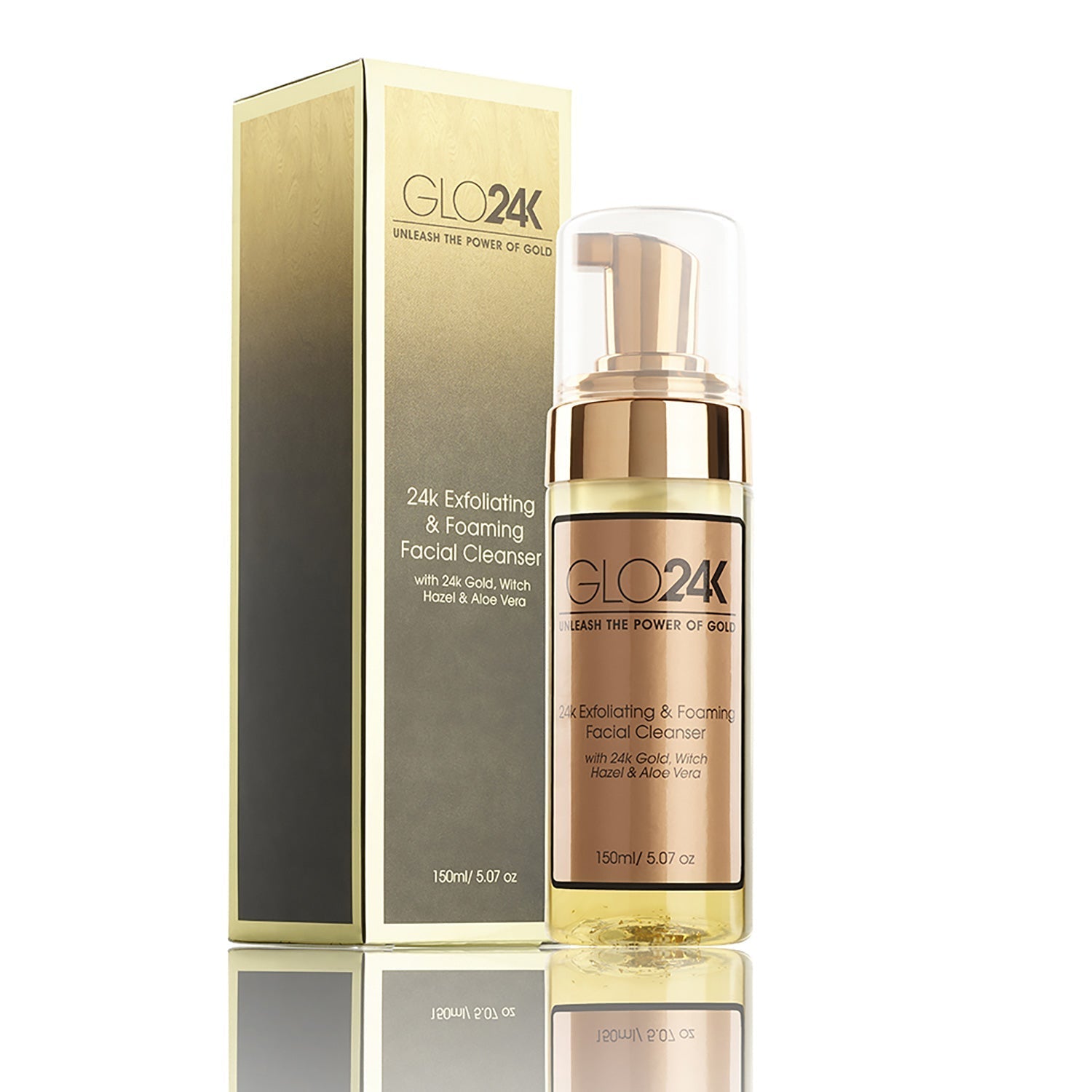 GLO24K 24K Exfoliating Foaming Cleanser