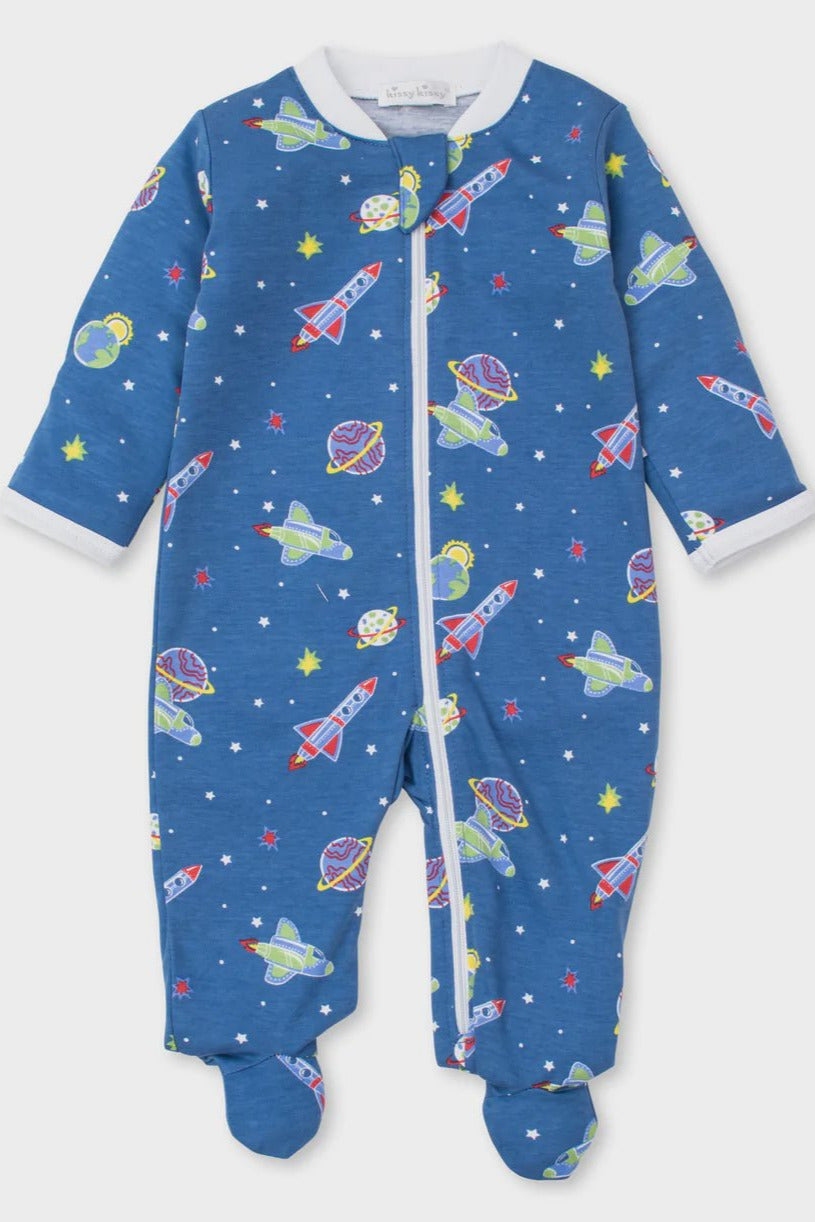 Space Mission Zip Footie